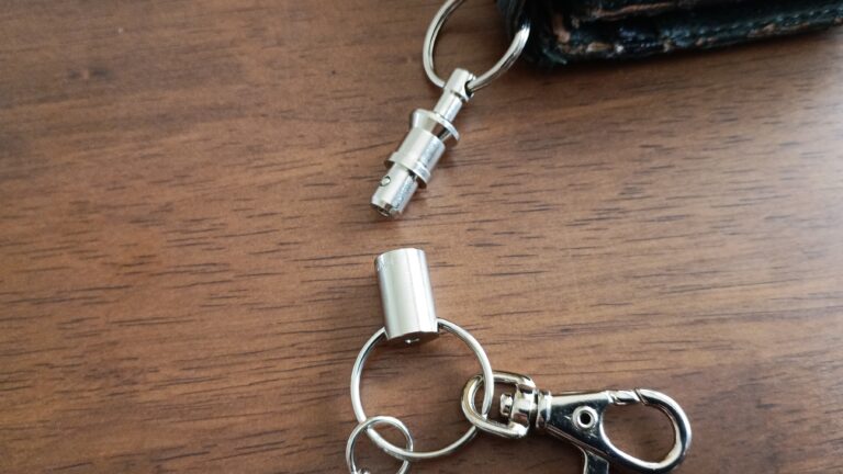 脱着が可能なキーリング