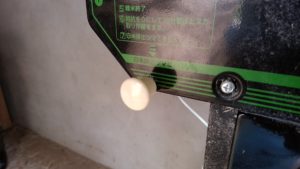 循環式精米機の白米排出ツマミ