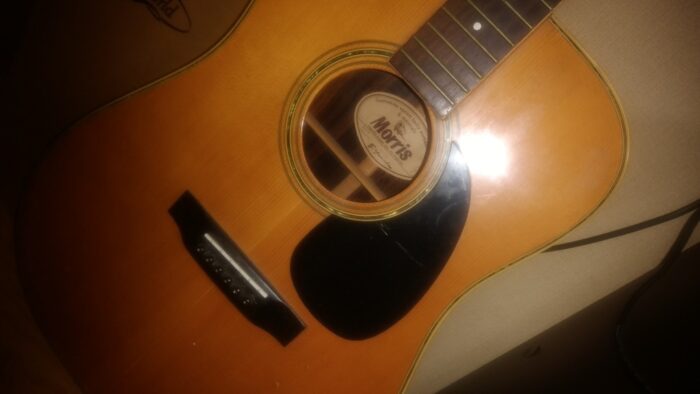 僕が所有するMorris製のアコースティックギター