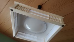 LED仕様の和風タイプのペンダントライト