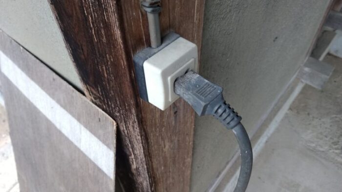 浄化槽ブロア用に使っているコンセント