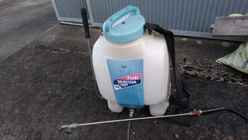 我が家の手動式噴霧器